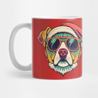 Christmas Dog Santa Mug